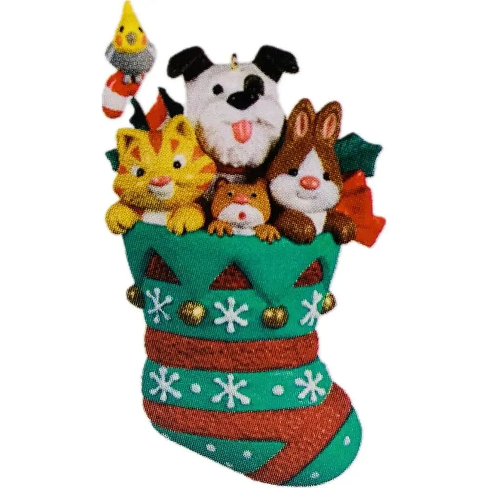 Hallmark STOCKING STUFFERS 2021 Keepsake Ornament #1 Series Cat Dog Bunny & More